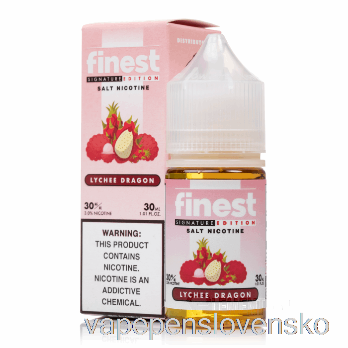 Liči Drak - Najjemnejšia Podpisová Edícia Soľ Nic - 30 Ml 50 Mg Vape Cigareta